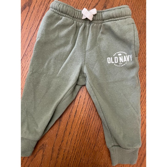 Old Navy Other - Old Navy Jogger Pants- Green- Size 12-18m
